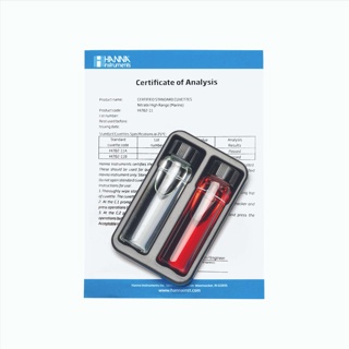 Kit estandar certificado de alto rango de nitrato marino