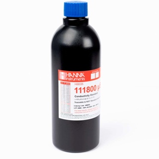 Estándar de calibración de CE de 111800 µS/cm " 25°C, frasco de 500 mL FDA