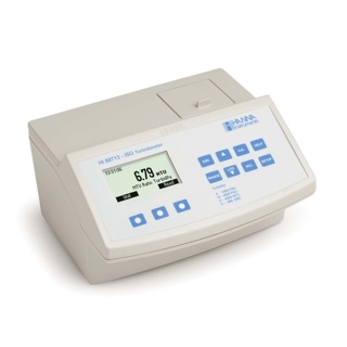 Medidor de turbidez ISO, intervalos: Modo FNU: 0.00 a 9.99; 10.0 a 99.9; 100 a 1000 FNU, 115V