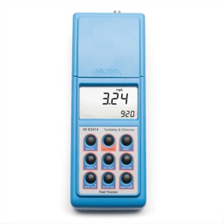 Medidor de turbidez, cloro libre/total con cumplimiento EPA, con función Fast Tracker, 115V