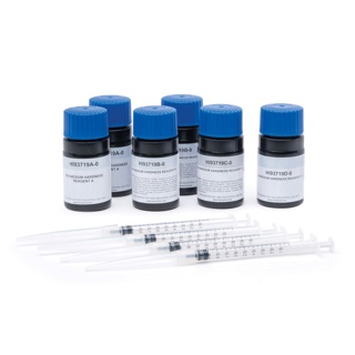 Reactivos para dureza de magnesio, método del EDTA, para 300 pruebas (dureza de Mg, CaCO3)