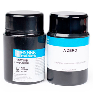 Estándares CAL Check de yodo, 0.0 y 2.5 ppm