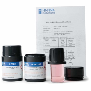 Estándares CAL Check de cloro libre y total (líquido), 0.0 y 1.00 ppm