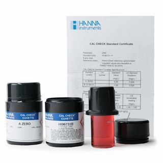 Estándares CAL Check de zinc, 0.0 y 1.50 ppm