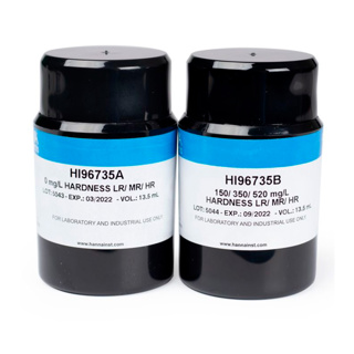 Estándares CAL Check de dureza intervalo bajo/medio/alto, 0.0 y 150/350/520 ppm