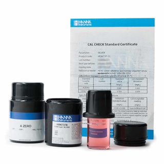 Estándares CAL Check de plata, 0.0 y 0.500 ppm