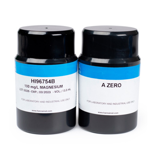 Estándares CAL Check de magnesio intervalo alto, 0.0 y 100 ppm