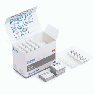 Kit que incluye estuche y reactivos para fenoles, intervalo 00 a 5.00 mg/L, para 25 mediciones