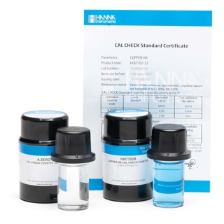 Estándares CAL Check  para cobre HR, 0.0 y 2.0 ppm