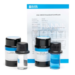 Estándares CAL Check  para yodo, 0.0 y 2.5 ppm