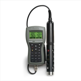 Medidor multiparamétrico pH/ORP, CE, OD, c/GPS, sonda c/regist. datos, 4 m. cable, maletín, 115V