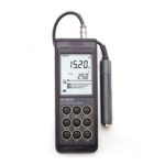 Medidor de CE/TDS/NaCl/°C, intervalos: CE 0.00-500.0 mS/cm, TDS