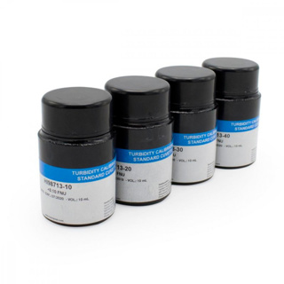 Conjunto de calibración de 0. 10, 15, 100, 750 NTU