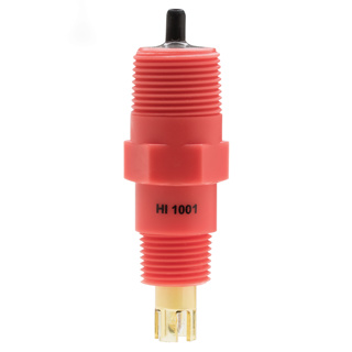 Electrodo de pH de proceso con cuerpo de PVDF, unión de PTFE, conector BNC y cable de 3 metros