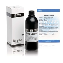 Estándar técnico de calibración de CE de 1413 µS/cm " 25°C con certificado de análisis, 500 mL
