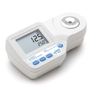 Refractómetro para azúcar en vino, interval: 0-50 % Brix; 0.0-25.0 % V/V de alcohol potencial