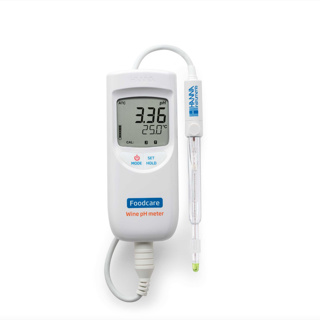 Medidor de pH en vino, intervalo de pH -2.00 a 16.00, con electrodo HI1048D